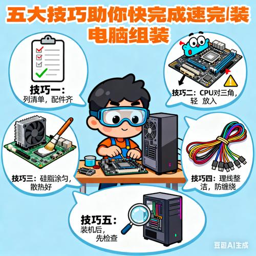 如何高效完成台式电脑组装