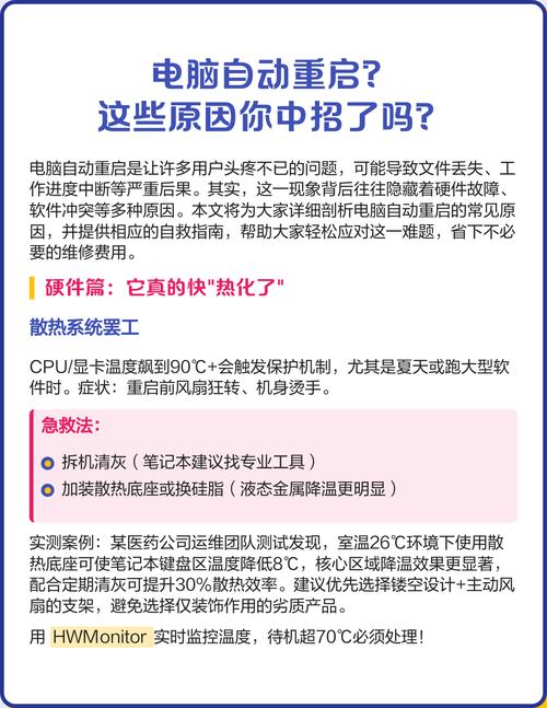为什么电脑总是自动重启？这些问题你都了解了吗？