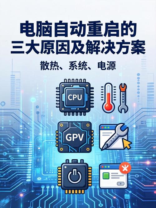 为什么电脑总是自动重启?这些问题你都了解了吗?