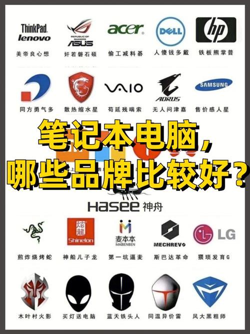 笔记本电脑品牌标志，从颜色到品牌，你的选择