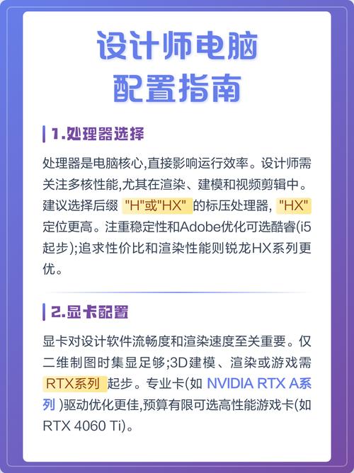 设计师用的电脑配置指南
