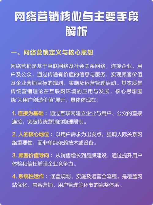 网络营销公司的核心