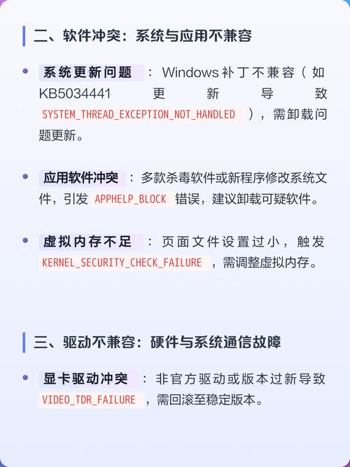 在遇到电脑开机后出现蓝屏时，以下是一些常见的原因及解决方法
