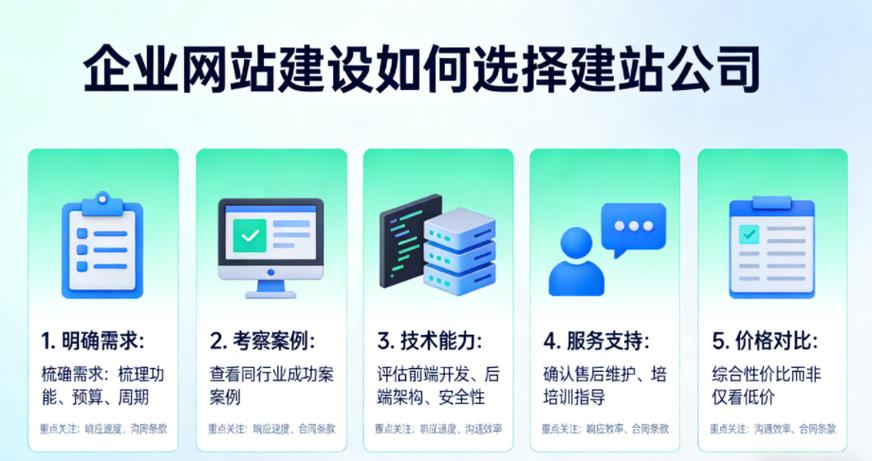 如何选择合适的网站建设服务?
