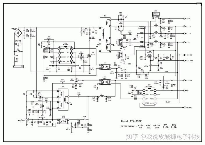 电脑电源电路图与电脑培训转让,实用指南