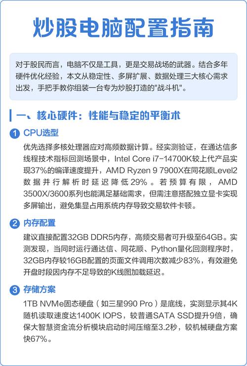 电脑配置,从选型到运行,你必须知道的步骤