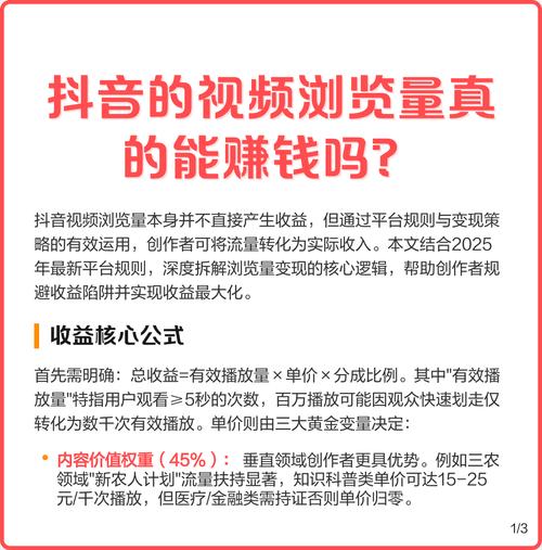 抖音浏览量网站原理,如何通过提高浏览量实现商业价值?