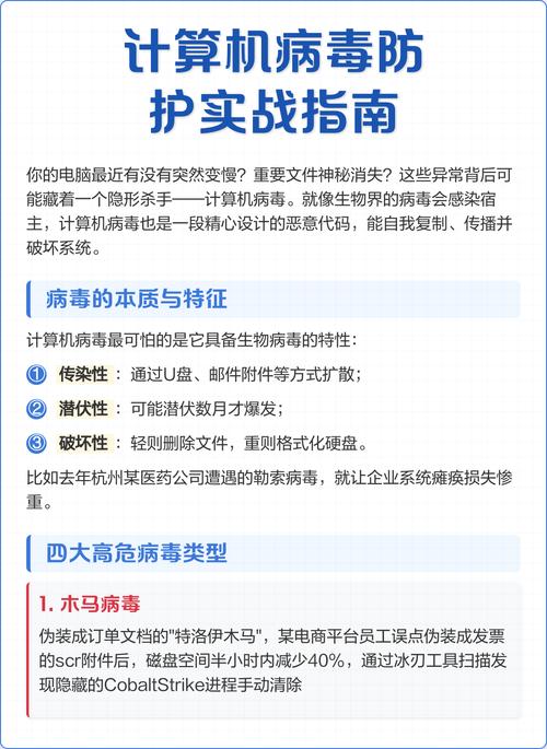电脑病毒的防范指南，从配置到防护